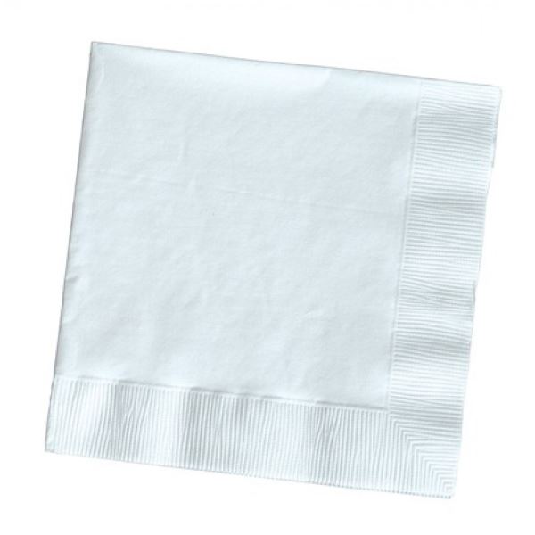 White Disposable Dinner Napkins