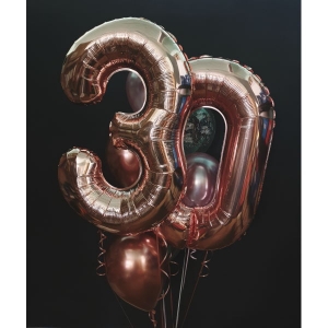 jumbo number foil balloons