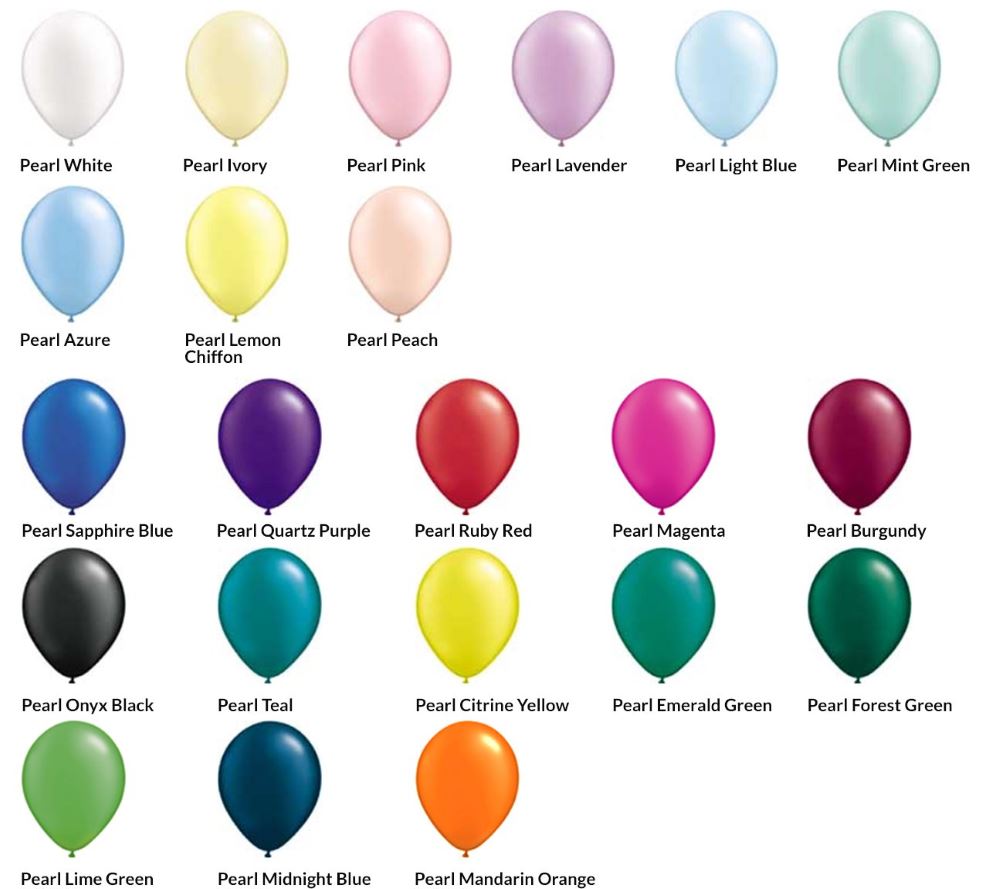 Sempertex Balloon Color Chart