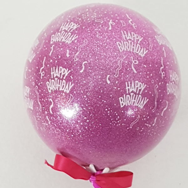 Glitter Balloon Cake Topper